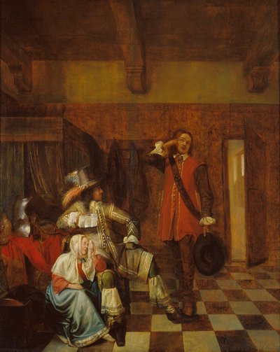 Bringer of Bad News by Pieter de Hooch